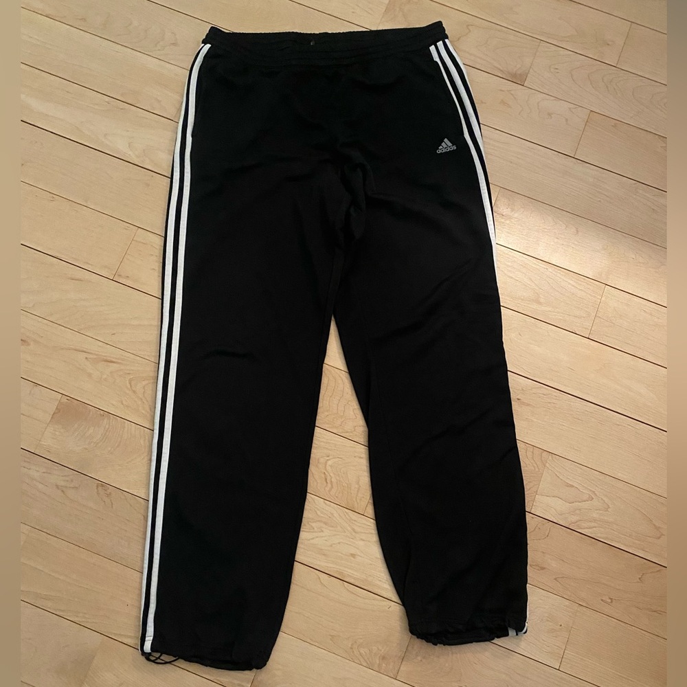Adidas Mens Black Track Pants Size XL